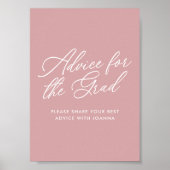 Dusty Roos Advies voor het Afstudeerder Teken Poster (Voorkant)