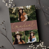 Dusty Roos Afstuderen Foto Folie Aankondiging