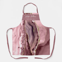 Dusty roos Agaat Beauty Professioneel schort