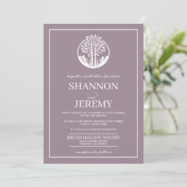 Dusty Roos Aspen Tree Wedding Kaart