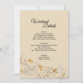 Dusty Roos Autumn Boho Bachelorette Weekend Invita Kaart (Achterkant)