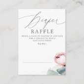 Dusty Roos Baby shower Ticket Informatiekaartje (Voorkant)