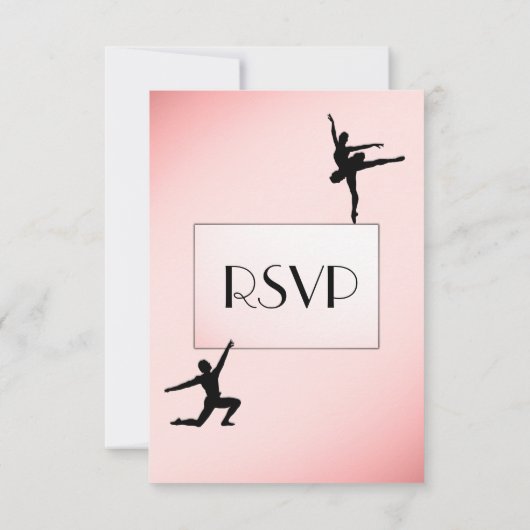 Dusty Roos Ballet Dance RSVP met menukeuze (Achterkant)