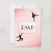 Dusty Roos Ballet Dance RSVP met menukeuze Kaartje (Achterkant)