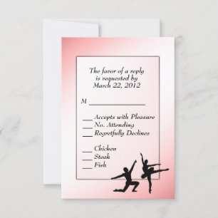 Dusty Roos Ballet Dance RSVP met menukeuze Kaartje
