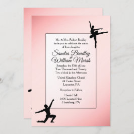 Dusty Roos Ballet Dance Wedding Uitnodiging