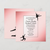 Dusty Roos Ballet Dancers Weddenschap Kaart (Voorkant / Achterkant)