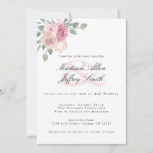 Dusty Roos Blush Floral Wedding