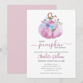 Dusty Roos Blush Mauve Little Pumpkin-Baby shower Kaart (Voorkant / Achterkant)