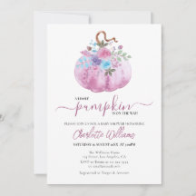 Dusty Roos Blush Mauve Little Pumpkin-Baby shower