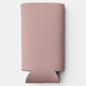 Dusty Roos/Blush Monogram Trouwhoge Koelbox Seltzer Blikjeskoeler (Achterkant)