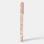 Dusty Roos Blush Pink Hearts Persoonlijke naam Case-Mate iPhone Case (Achterkant / Rechts)