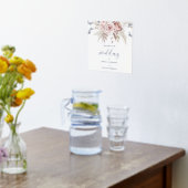 Dusty Roos Blush Welcome to the Wedding of Silver Folie Afdrukken (Laag (Keuken))