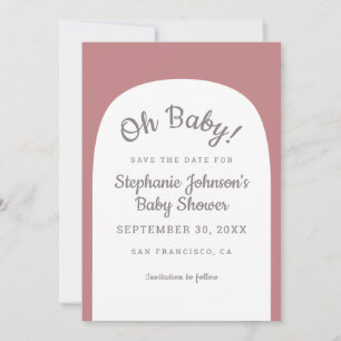 Dusty Roos Bohemian Arch Oh Baby Save The Date