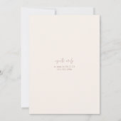 Dusty Roos Bohemian Bridal Shower Kaart (Achterkant)