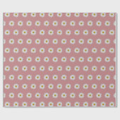 Dusty Roos Bohemian Daisy Pattern Cadeaupapier (Vlak)