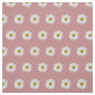 Dusty Roos Bohemian Daisy Pattern Stof