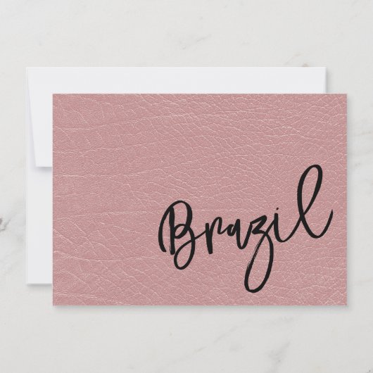 Dusty Roos Brazilië Passport Bedankkaart (Achterkant)