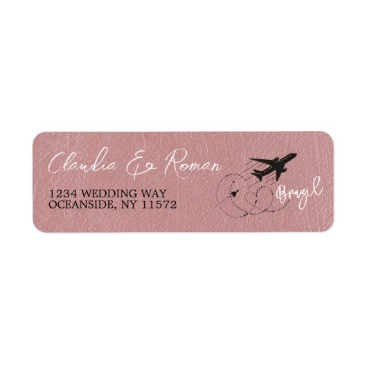 Dusty Roos Brazilië Passport Etiket (Voorkant)