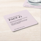 Dusty Roos bruiloft op maat leuk feit Kartonnen Onderzetters (Schuin)