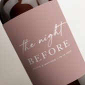 Dusty Roos bruiloft repetitie diner | avond ervoor Wijn Etiket