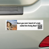 Dusty Roos bumpersticker design 2 (Op auto)