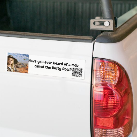 Dusty Roos bumpersticker design 2 (Op Truck)