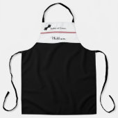 Dusty Roos Burgundy Vader van Groom Wedding Apron Schort (Voorkant)