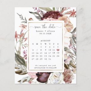 Dusty Roos Calendar Save the Date