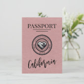 Dusty Roos California Passport Bewaar de datum Save The Date (Staand voorkant)