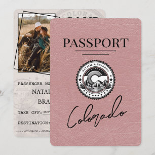 Dusty Roos Colorado Passport De datum opslaan Save The Date