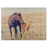 Dusty Roos Cutting Board Western Horse Snijplank (Voorkant)