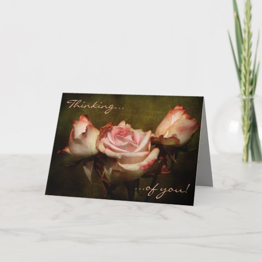 Dusty Roos Denken aan je Wenskaart Kaart (Voorkant)