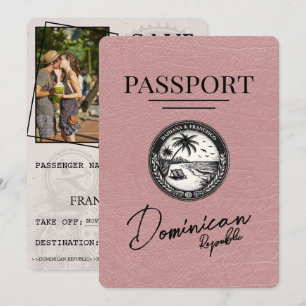 Dusty Roos Dominicaanse Republiek Paspoort Save The Date