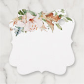 Dusty Roos Earthy Blooms, Let Love Grow, Weddensch Bedankjes Labels (Achterkant)