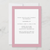 Dusty Roos eindelijk Foto Afstuderen kondiging Kaart (Achterkant)