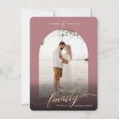 Dusty Roos Eindelijk getrouwd en venster foto Save The Date (Voorkant)