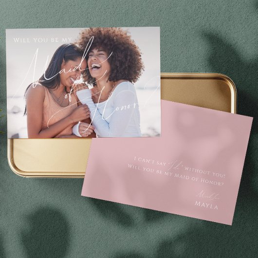 Dusty Roos Faded Foto gemaakt van de Kaart van het