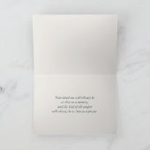 Dusty Roos Floral Bouquet Kaart (Binnen)