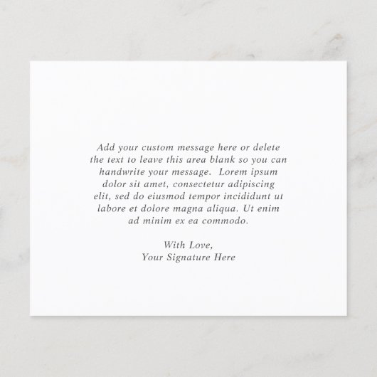 Dusty Roos Floral Budget Weddenschap Hartelijk dan (Achterkant)