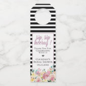 Dusty Roos Floral Flessenhanger (Voorkant)