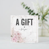 Dusty Roos  Floral Logo Beauty Salon Makeup (Staand voorkant)