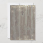 Dusty Roos Floral Mason Jar Rustiek Baby shower Kaart (Achterkant)