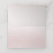 Dusty Roos Floral Place Card Plaatskaartje (Binnenkant ongevouwen)