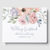 Dusty Roos Florals Wedding Gastenboek (Voorkant)
