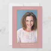 Dusty Roos Foto Viering van het Leven Begrafenis Kaart (Achterkant)