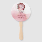 Dusty Roos Full Moon Waterverf Celestial Handwaaier (Voorkant)