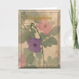 Dusty Roos gefeliciteerd Kaart