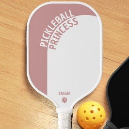 Dusty Roos Geometrische boog Pickle Princess Dames Pickleball Paddle