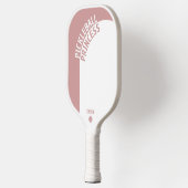 Dusty Roos Geometrische boog Pickle Princess Dames Pickleball Paddle (Links)